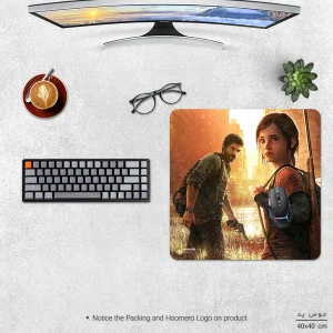 ماوس پد هومرو مدل NX251 طرح بازی آخرین بازمانده The Last of us سایز 40x40 سانتی‌متر