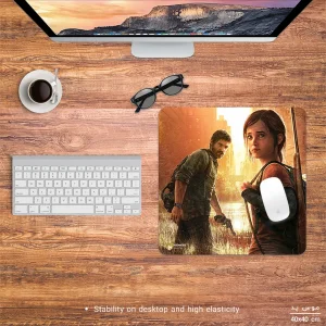 ماوس پد هومرو مدل NX251 طرح بازی آخرین بازمانده The Last of us سایز 40x40 سانتی‌متر
