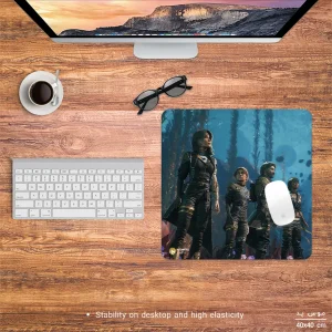 ماوس پد هومرو مدل NX712 طرح بازی Expedition 33 سایز 40x40 سانتی‌متر