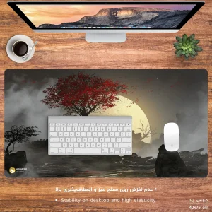 ماوس پد هومرو مدل MX1354 طرح سامورایی