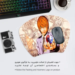 ماوس پد هومرو مدل MC1060 طرح انیمه دفترچه مرگ