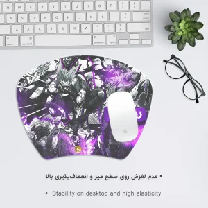 ماوس پد هومرو مدل MC1186 طرح انیمه مرد تک مشتی
