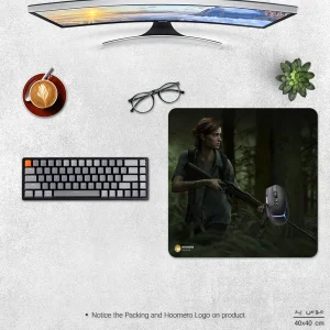 ماوس پد هومرو مدل NX242 طرح بازی آخرین بازمانده The Last of us سایز 40x40 سانتی‌متر