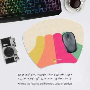 ماوس پد هومرو مدل MC123 طرح نقاشی رنگارنگ