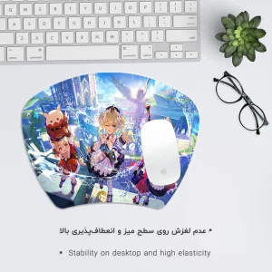 ماوس پد هومرو مدل MC1097 طرح بازی گنشین ایمپکت
