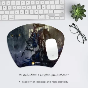 ماوس پد هومرو مدل MC354 طرح بازی دارک سولز