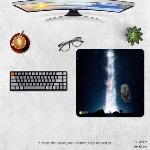 ماوس پد هومرو مدل NX199 طرح فیلم Interstellar سایز 40x40 سانتی‌متر