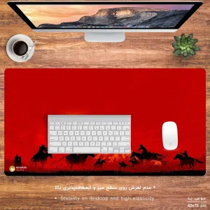 ماوس پد مخصوص بازی هومرو مدل MX081 طرح بازی رد دد ریدمپشن Red Dead