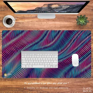 ماوس پد هومرو مدل MX343 طرح سه بعدی رنگارنگ
