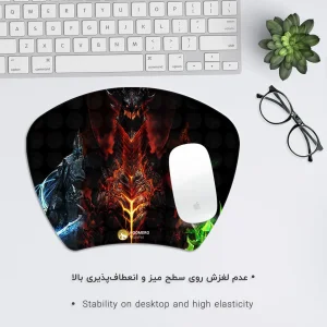 ماوس پد هومرو مدل MC538 طرح بازی وارکرفت