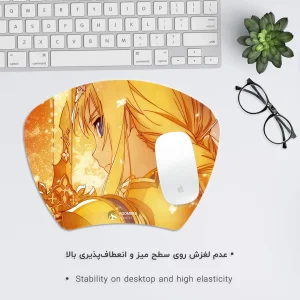 ماوس پد هومرو مدل MC1221 طرح انیمه شمشیرزنی آنلاین