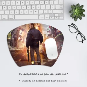 ماوس پد هومرو مدل MC405 طرح بازی جی تی ای GTA