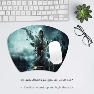 ماوس پد هومرو مدل MC322 طرح بازی اساسین کرید