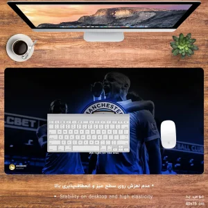 ماوس پد هومرو مدل MX791 طرح باشگاه فوتبال منچستر سیتی