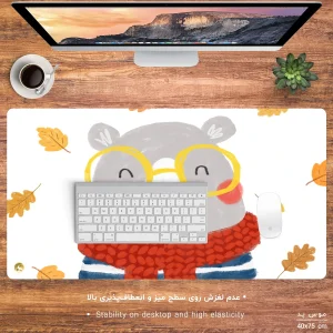 ماوس پد هومرو مدل MX1168 طرح خرس فانتزی