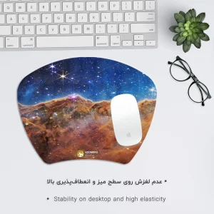 ماوس پد هومرو مدل MC440 طرح کهکشان جیمز وب