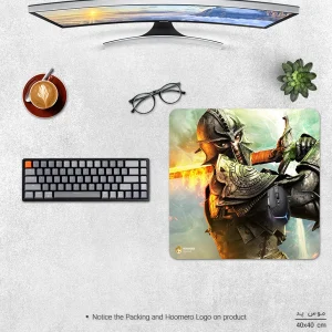 ماوس پد هومرو مدل NX115 طرح بازی Dragon Age سایز 40x40 سانتی متر