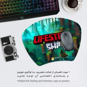 ماوس پد هومرو مدل MC561 طرح بازی ماینکرفت
