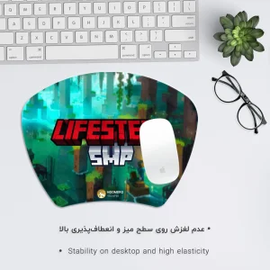 ماوس پد هومرو مدل MC561 طرح بازی ماینکرفت