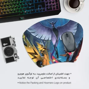 ماوس پد هومرو مدل MC1194 طرح انیمه پوکمون