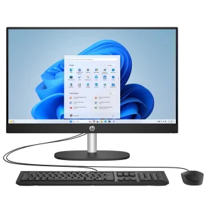 کامپیوتر همه کاره 27 اینچ اچ پی مدل HP AIO 27 CR2038nh با پردازنده Core Ultra 7-255U، رم 8 گیگابایت از نوع DDR5 و حافظه داخلی 512 گیگابایت SSD، گرافیک UHD Graphics (integrated)، نمایشگر از نوع IPS