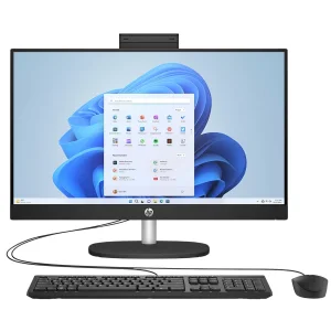 کامپیوتر همه کاره 23.8 اینچ اچ پی مدل HP AIO 24 CR1073nh با پردازنده Core Ultra 7-155U، رم 16 گیگابایت از نوع DDR5 و حافظه داخلی 1 ترابایت SSD، گرافیک Intel Graphics، نمایشگر از نوع IPS