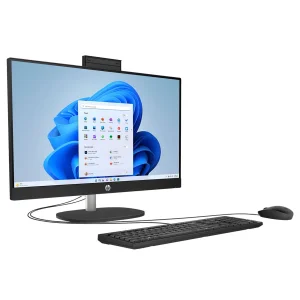 کامپیوتر همه کاره 23.8 اینچ اچ پی مدل HP AIO 24 CR1073nh با پردازنده Core Ultra 7-155U، رم 16 گیگابایت از نوع DDR5 و حافظه داخلی 512 گیگابایت SSD، گرافیک Intel Graphics (integrated)، نمایشگر از نوع IPS