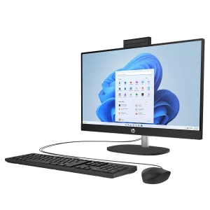 کامپیوتر همه کاره 23.8 اینچ اچ پی مدل HP AIO 24 CR1073nh با پردازنده Core Ultra 7-155U، رم 16 گیگابایت از نوع DDR5 و حافظه داخلی 512 گیگابایت SSD، گرافیک Intel Graphics (integrated)، نمایشگر از نوع IPS