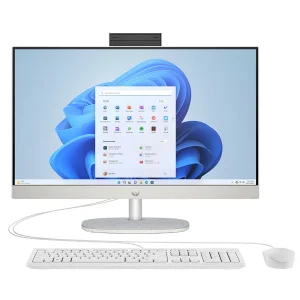 کامپیوتر همه کاره 23.8 اینچ اچ پی مدل HP AIO 24 CR1072nh با پردازنده Core Ultra 7-155U، رم 8 گیگابایت از نوع DDR5 و حافظه داخلی 512 گیگابایت SSD، گرافیک Intel Graphics، نمایشگر از نوع IPS
