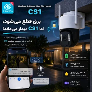 دوربین مداربسته تحت شبکه اوکم مدل CS1