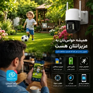 دوربین مداربسته تحت شبکه اوکم مدل CS1