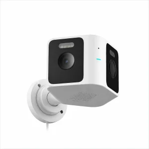 دوربین مداربسته تحت شبکه بولت فضای باز 2 لنز شیائومی مدل MJSXJ26CM، رزولوشن 2304 × 1296 پیکسل، دید در شب رنگی هوشمند، تشخیص انسان و وسیله نقلیه، مکالمه دوطرفه و استاندارد IP66