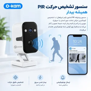 دوربین مداربسته تحت شبکه  اوکم مدل P6