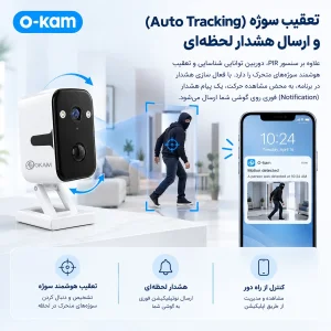 دوربین مداربسته تحت شبکه  اوکم مدل P6