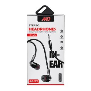 هندزفری آکو مدل AE-37، استریو قابلیت مکالمه و کنترل موسیقی