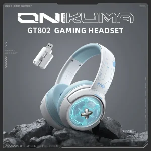 هدست گیمینگ سه‌حالته با نور RGB اونیکوما مدل GT802
