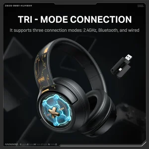 هدست گیمینگ سه‌حالته با نور RGB اونیکوما مدل GT802