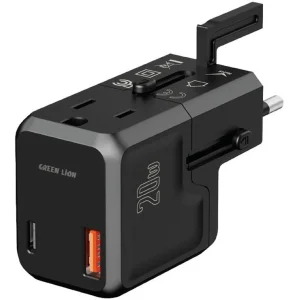 شارژر دیواری 20 وات 2 پورت گرین لاین مدل MINI TRAVEL ADAPTER