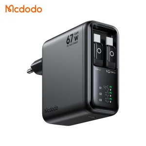 شارژر دیواری 67 وات مک دودو مدل CH-864 به همراه کابل USB-C