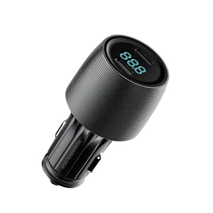 شارژر فندکی 66 وات پاورولوجی مدل PCCSR021BK Velox 66W