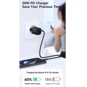 شارژر دیواری 20 وات مک دودو مدل CH-4692 به همراه کابل USB-C