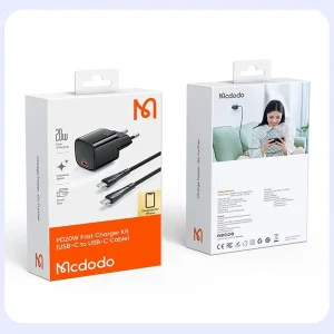 شارژر دیواری 20 وات مک دودو مدل CH-4692 به همراه کابل USB-C
