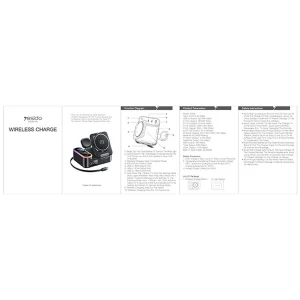 شارژر بی سیم 30 وات 3 پورت یسیدو مدل DS38 به همراه کابل USB-C به طول 0.8 متر