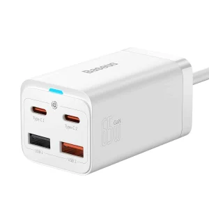 شارژر رومیزی باسئوس مدل CCDK65S-65W به همراه کابل USB-C