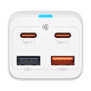 شارژر رومیزی باسئوس مدل CCDK65S-65W به همراه کابل USB-C