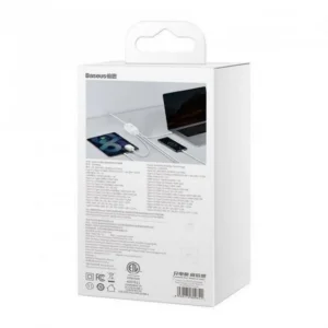 شارژر رومیزی باسئوس مدل CCDK65S-65W به همراه کابل USB-C