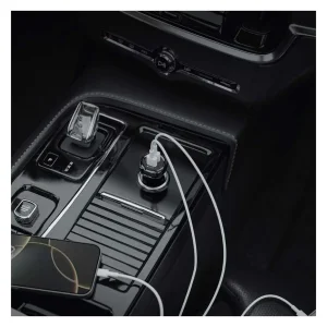 شارژر فندکی 40 وات دو پورت گرین لاین مدل Dual QC3.0