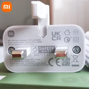 شارژر دیواری شیائومی مدل 22.5 به همراه تبدیل USB-C