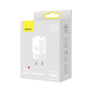 شارژر دیواری باسئوس مدل Fast GaN 30w