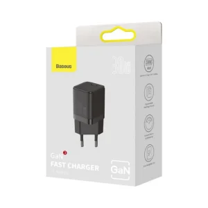 شارژر دیواری باسئوس مدل Fast GaN 30w